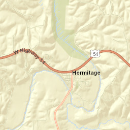 Hermitage Street Map