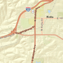 Rolla Street Map