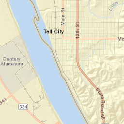 Guttenberg Street, Tell City, IN 47586, USA Street Map