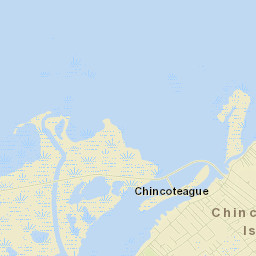 Chincoteague Street Map