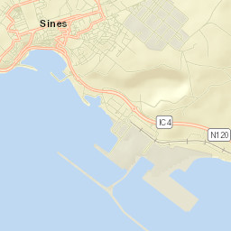 Sines Street Map