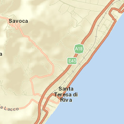 Savoca Street Map