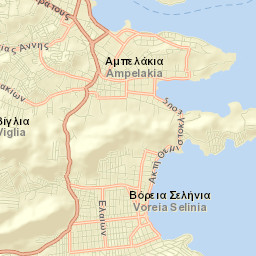 Selínia Street Map