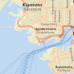 Drapetsóna Street Map
