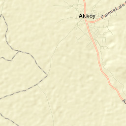 Akköy Street Map