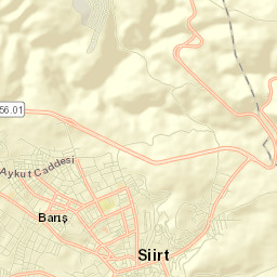 Siirt Street Map