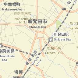 Shibata Street Map