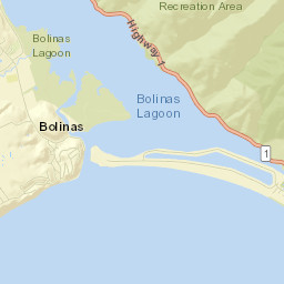 Bolinas Street Map