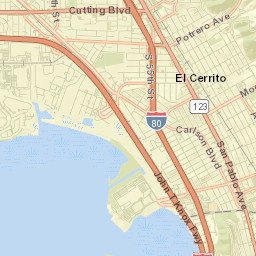 El Cerrito Street Map