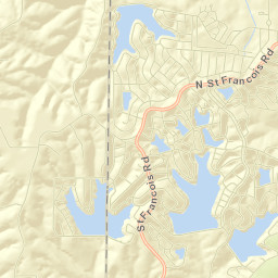 Terre du Lac Street Map