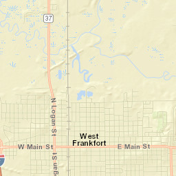 West Frankfort Street Map