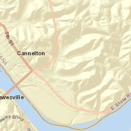 Cannelton Street Map