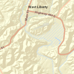 West Liberty Street Map