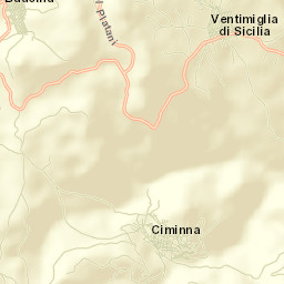 Ventimiglia di Sicilia Street Map