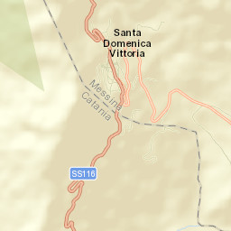 Santa Domenica Vittoria Street Map