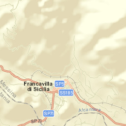 Francavilla di Sicilia Street Map