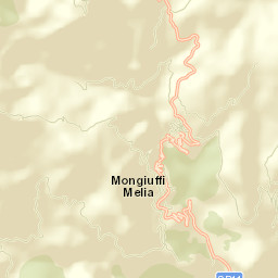 Mongiuffi Melia Street Map