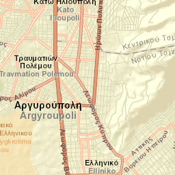 Argyroúpoli Street Map