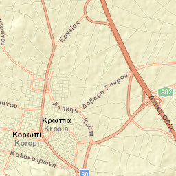 Koropí Street Map
