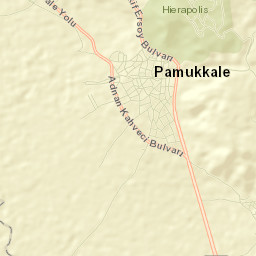 Pamukkale Street Map