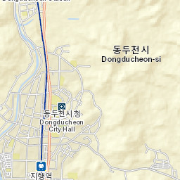 Dongducheon Street Map