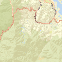 Tamalpais-Homestead Valley Street Map