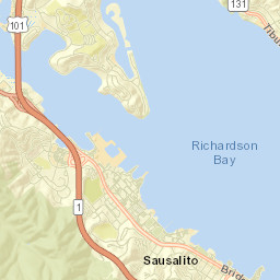 Marin City Street Map