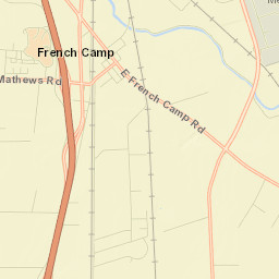 French Camp Street Map
