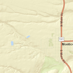 Monticello Street Map