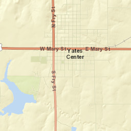 Woodson County Street Map