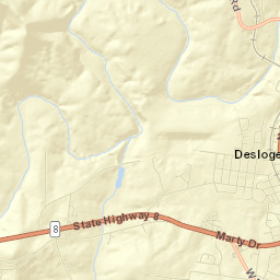 Desloge Street Map