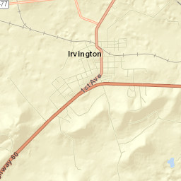 Irvington Street Map