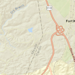 Fort Knox Street Map