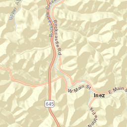 Inez Street Map