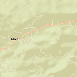 Alájar Street Map
