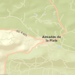 Almadén de la Plata Street Map