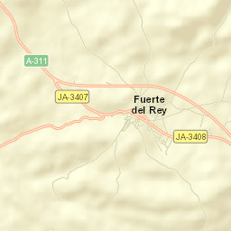 Fuerte del Rey Street Map