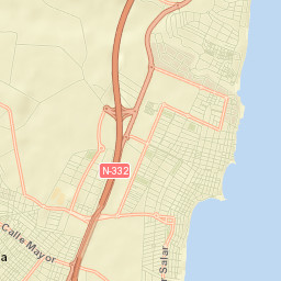 Torre de la Horadada Street Map