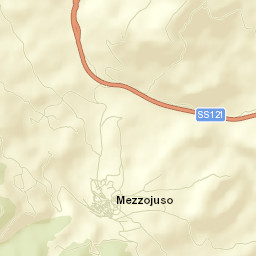 Mezzojuso Street Map