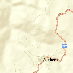 Aliminusa Street Map