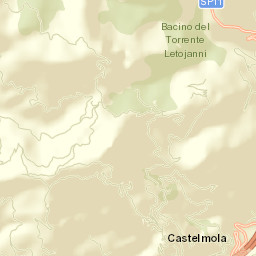 Castelmola Street Map