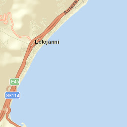 Letojanni Street Map