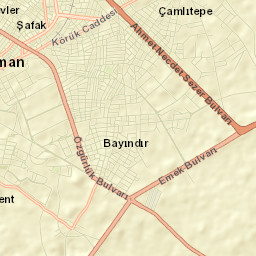 Erköklü Street Map