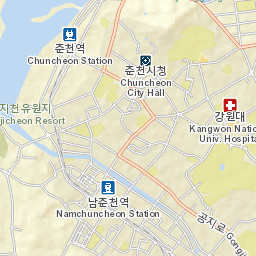 Chuncheon Street Map