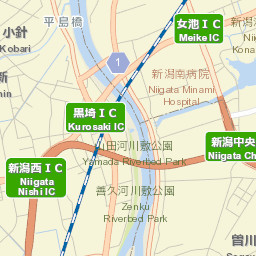Niigata Street Map
