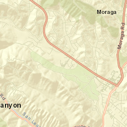 Moraga Street Map