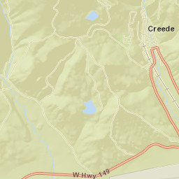 Creede Street Map