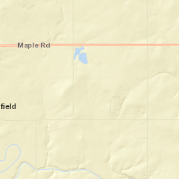 Bourbon County Street Map