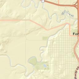 Fort Scott Street Map