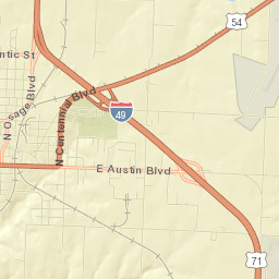 Vernon County Street Map